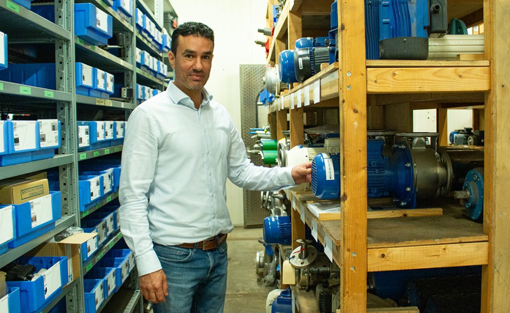 Karim Uarghe, Manager Maintenance & Projects bij Frespo
